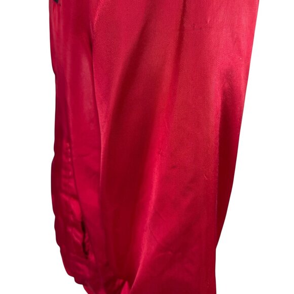 Vintage 80s WestArk Trans Am XL Satin Jacket Red Made In USA - Picture 16 of 16